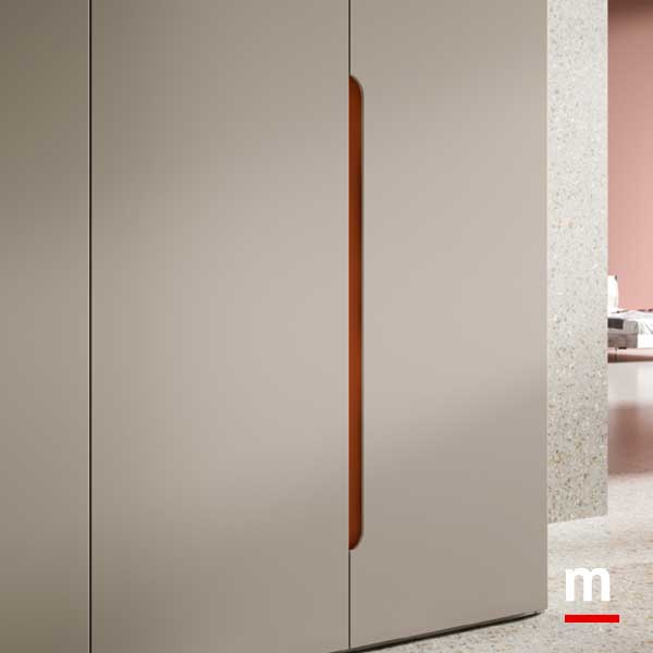 Maniglia laccato opaco Porpora