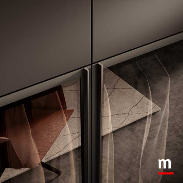 Maniglia integrata su anta Foehn