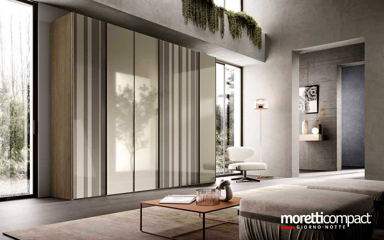 Armadio con ante battenti Levante e Levante Strip