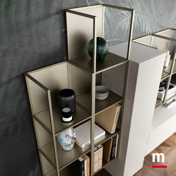 Pensilia giorno con struttura alluminio