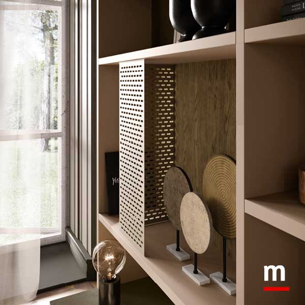 Separatore in lamiera traforata