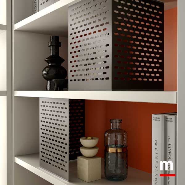 Separatore in lamiera traforata