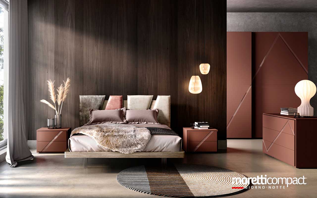 Camera Volturno con letto Altair e giroletto Alfa