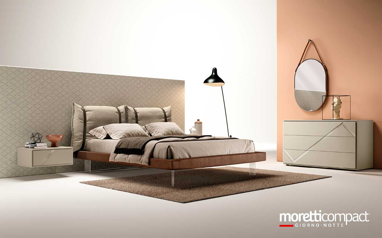 Camera Volturno con letto Polis e giroletto Sigma