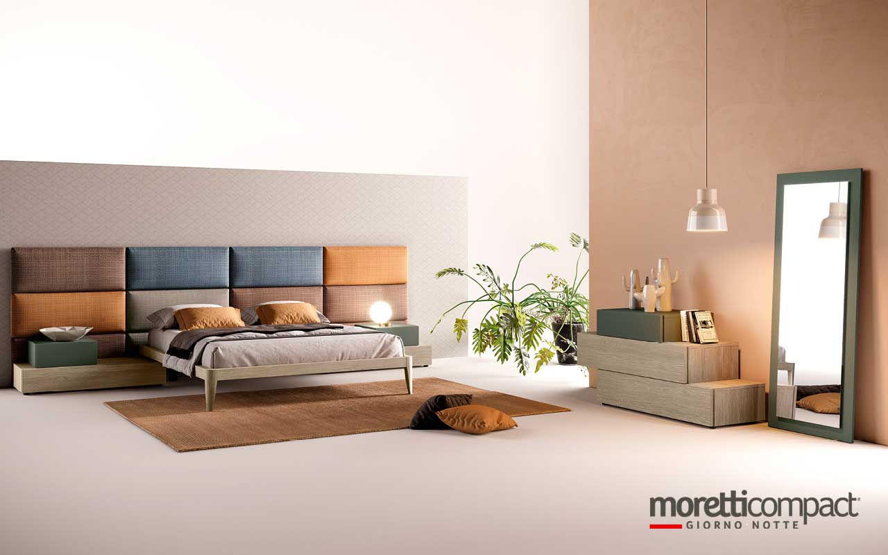 Camera Modula con letto Puzzle e giroletto Beta Camera Modula con letto Puzzle e giroletto Beta