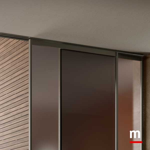 Binario incassato a soffitto