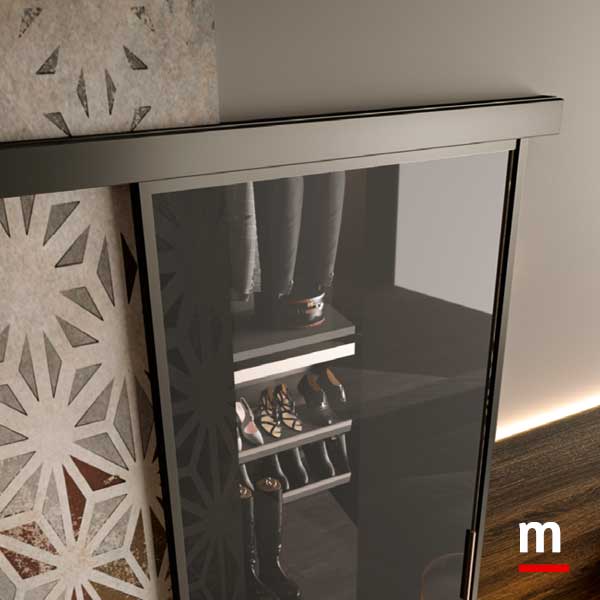 Binario applicato a parete