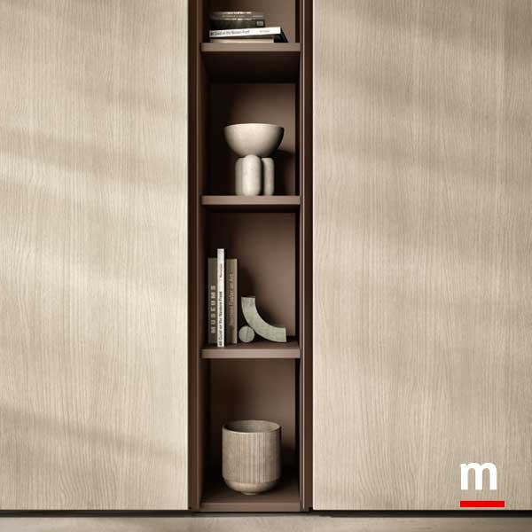 Libreria in profondità 40 cm.