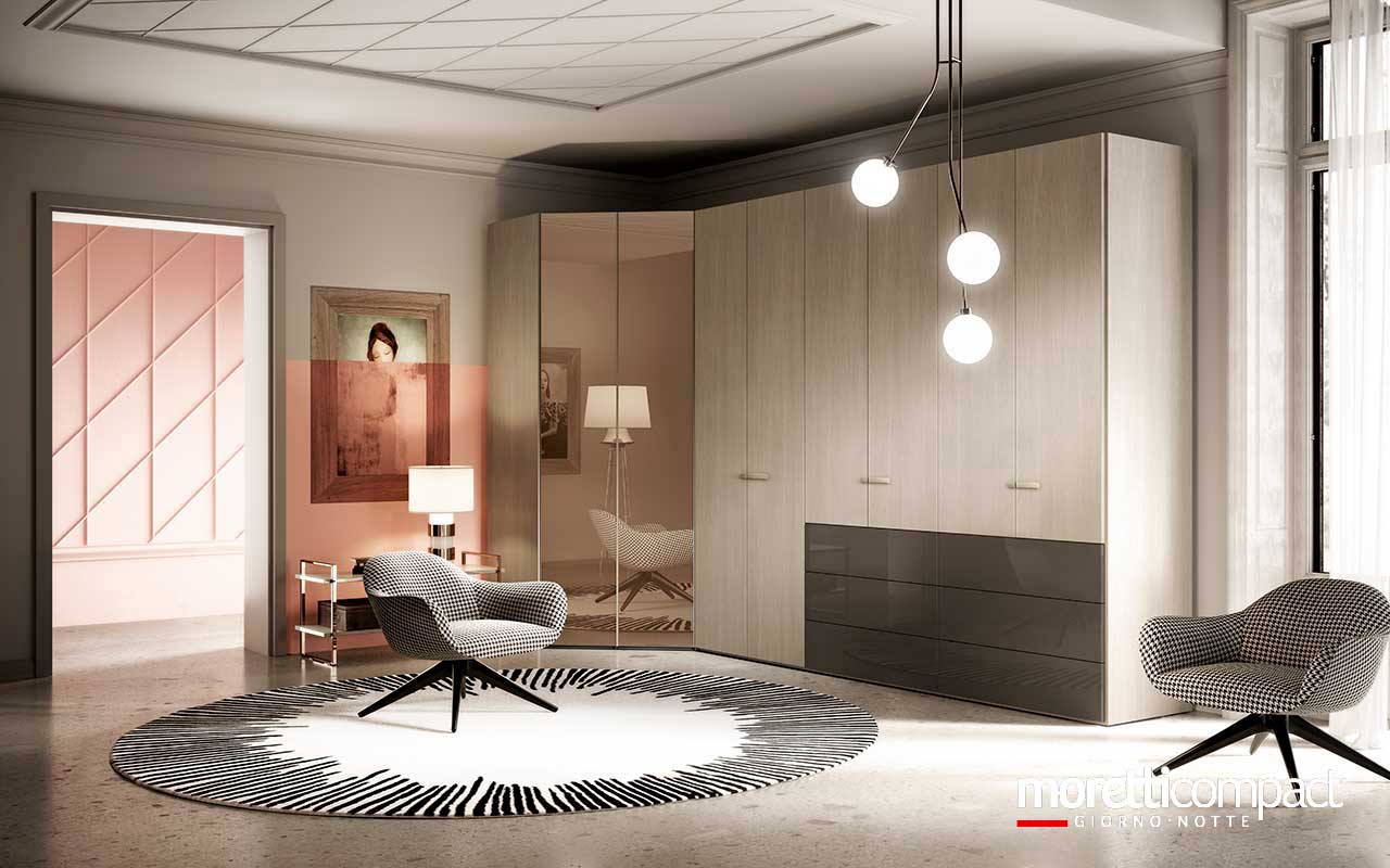 Armadio con ante battenti Levante e Libeccio