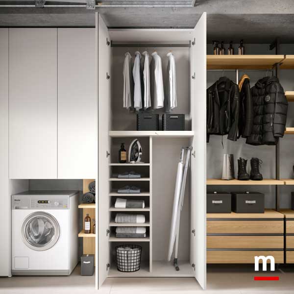 Modulo lavenderia con modulo ripostiglio