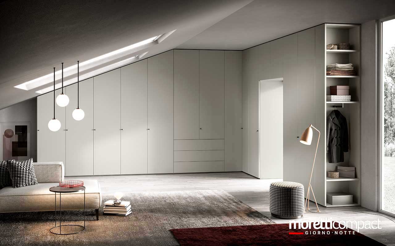 Armadio mansardato con ante battenti Libeccio Armadio mansardato con ante battenti Libeccio