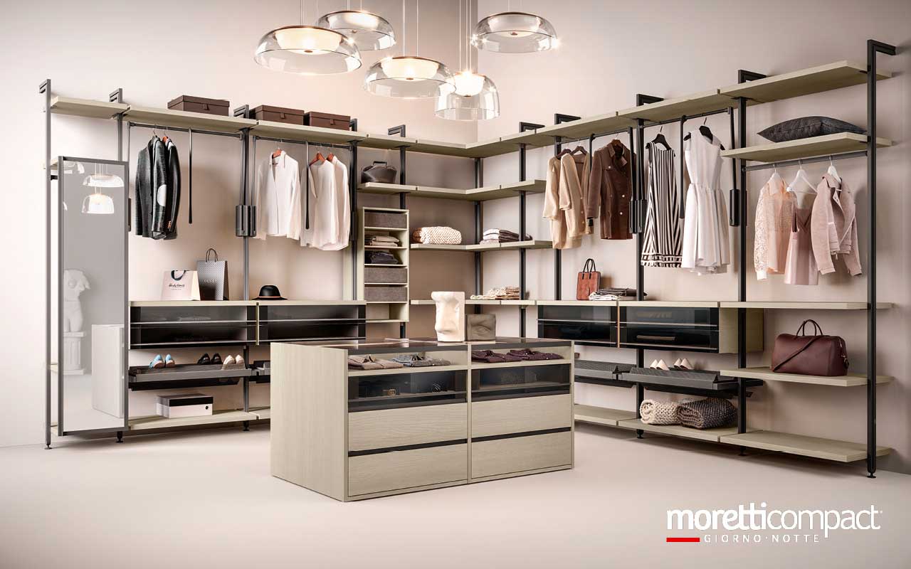 Cabina armadio Virgo ad angolo Cabina armadio Virgo ad angolo