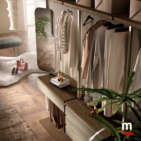 Specchio orientabile