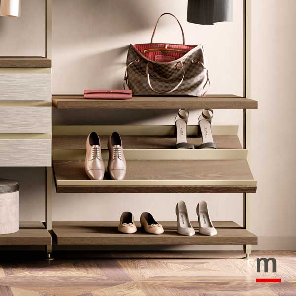 Ripiano inclinato porta scarpe
