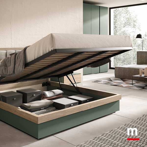 Letto con contenitore Tau Box