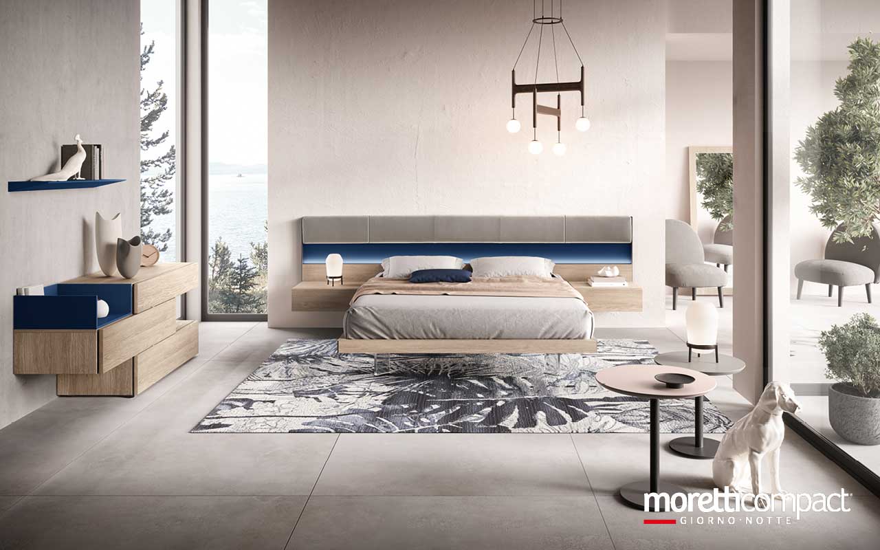 Gruppo Modula con letto Strip Panels