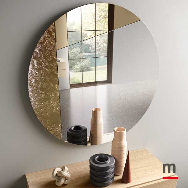 Specchio diametro 110 cm in 3 finiture Specchio diametro 110 cm in 3 finiture