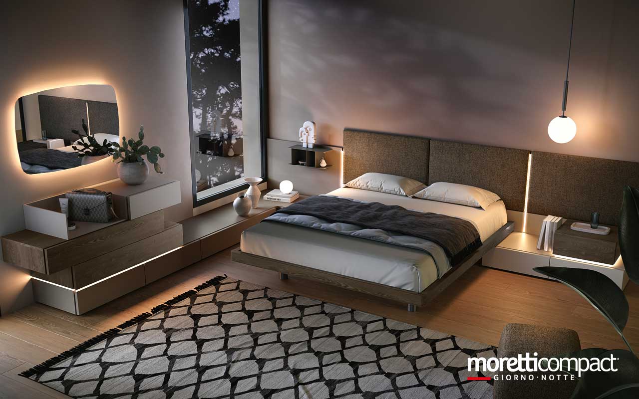 Camera Modula con letto Puzzle