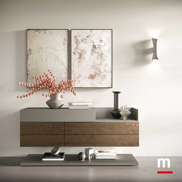 Soluzione di comò sospeso