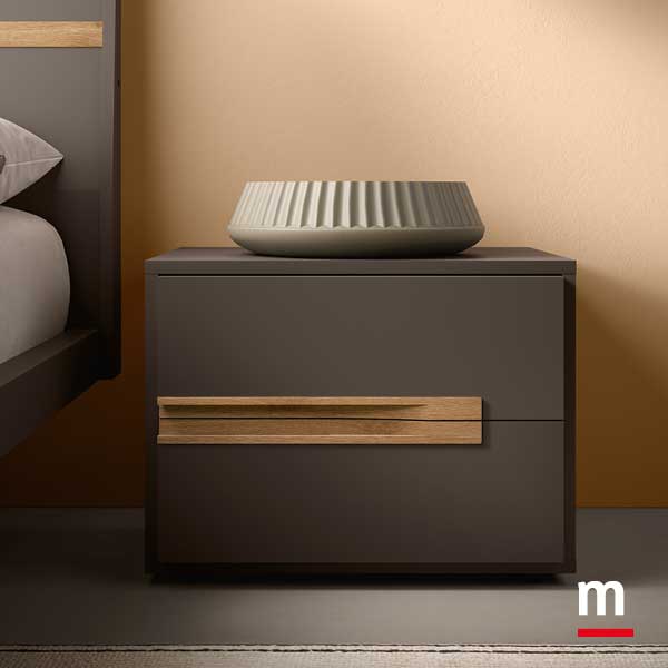 Maniglia massello tinta legno